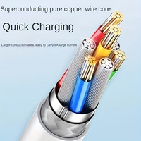 Câble USB Type C 6A 66W, câble de charge super rapide pour Mate 40 30 Xiaomi Samsung, câbles de charge rapide USB, câbles de données