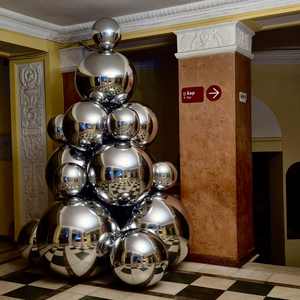 Globe miroir géant de haute qualité 2026 en PVC gonflable, décoration, grand ballon brillant pour les fêtes, publicité gonflable d'usine - Product Image 1