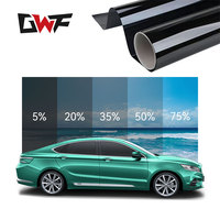 Film Kaca Mobil Nano Keramik Karbon GWF Kualitas Terbaik Ultra HD 1.52*30M Tahan Panas Pelindung Privasi