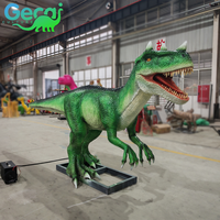 Modèles de dinosaures animatroniques de grande taille sur mesure pour les jardins et les centres commerciaux, fabriqués par une usine professionnelle