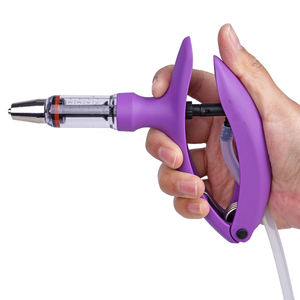 Catéter púrpura ampliamente utilizado <span class=keywords><strong>para</strong></span> cerdo, ganado vacuno y oveja, inyección de plástico, <span class=keywords><strong>jeringa</strong></span> ajustable de 2/5ML <span class=keywords><strong>para</strong></span> uso veterinario - Product Image 5