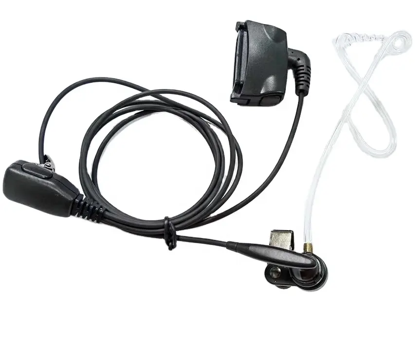 Two Way Radio Earpiece HRE-1046 Headset with Ptt Mic Compatible with EADS THR880i Radios