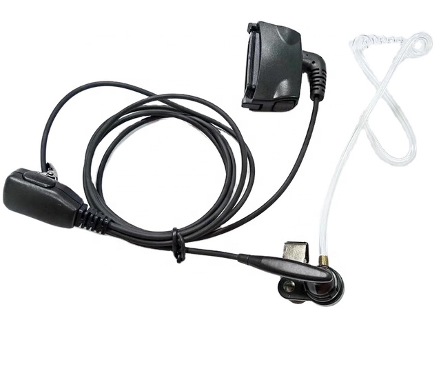Two Way Radio Earpiece HRE-1046 Headset With Ptt Mic Compatible With EADS THR880i Radios