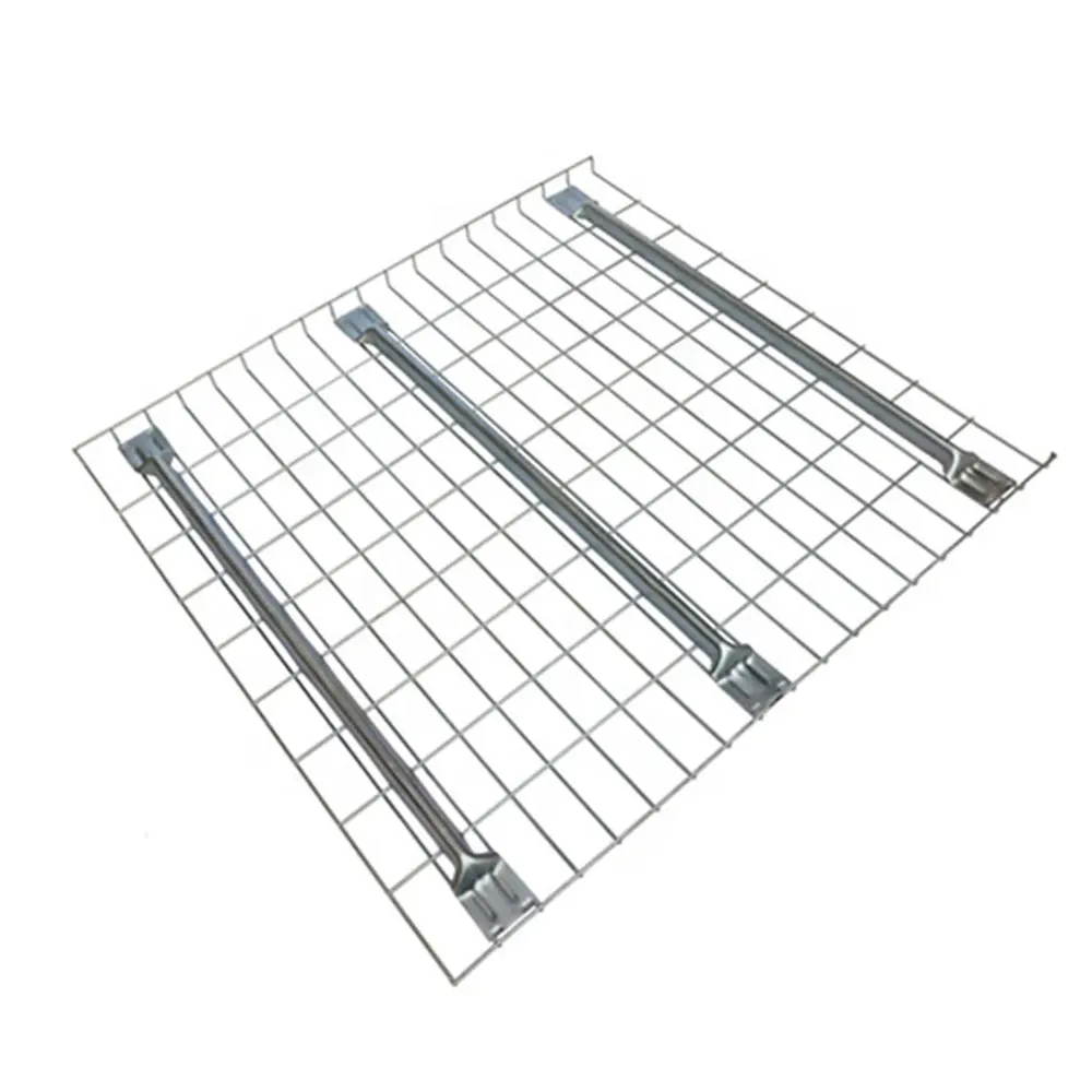 Heavy duty warehouse storage u-channel zinc mild steel welded wire mesh decking panels