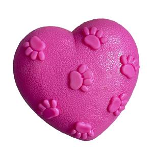 Sevgililer günü Pet hediye çiğneme diş temizleme için Hollow gıcırtılı kalp şekli TPR oyuncak tatil köpek interaktif oyun oyuncak - Product Image 3