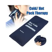 Paquete de hielo de gel flexible reutilizable para lesiones, paquete frío y caliente personalizado, terapia física, espalda, cuello, hombros y rodilla