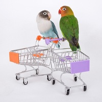 Jouets d'entraînement pour oiseaux, fournitures, chariot de courses pour perruches, jouet pour canari, accessoires pour perroquets