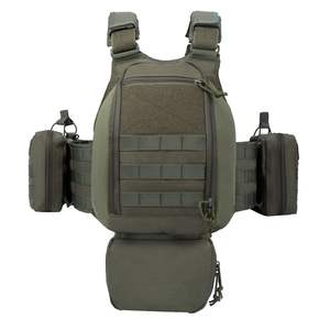 กระเป๋าเสื้อกั๊กแนวยุทธวิธีแฟชั่นพร้อมกระเป๋าหลายช่องหน้าอกสไตล์เมืองสำหรับสตรีทแวร์เสื้<span class=keywords><strong>อก</strong></span>ั๊กแนวยุทธวิธีใช้งานกลางแจ้ง - Product Image 3