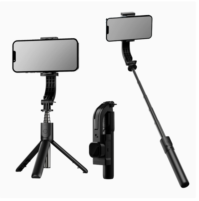 New Single-axis Stabilizer Tripod Selfie Stick Magnetic Fill Light Mobile Phone Gimbal Anti-shake Live Streaming Stand