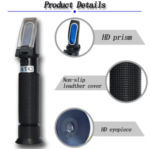 Hand Held HT511 Refratômetro Digital Automático 0 ~ 80% Teor de Álcool <span class=keywords><strong>Tester</strong></span> para Espíritos Etanol Destilado e Água - Product Image 4