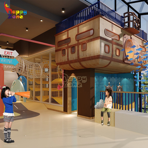 Parc d'intérieur pour enfants, aire de jeu souple, personnalisé pour tout-petits, avec <span class=keywords><strong>piscine</strong></span> de jeu interactif - Product Image 5