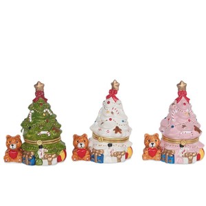 Velas Aromáticas de Cerámica <span class=keywords><strong>con</strong></span> Forma de Árbol de Navidad para Comercio Exterior al por Mayor - Adornos Decorativos de Escritorio <span class=keywords><strong>con</strong></span> un Lindo Osito y un Árbol de los Deseos - Product Image 1