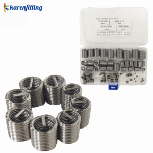 Juego de 80 Piezas de Insertos Roscados Autoperforantes de Acero Inoxidable 304 Tipo 302 en Caja, M3-M16 - Product Image 5