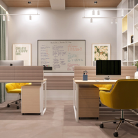 Rénovation de bureaux commerciaux, design d'intérieur, rendu 3D, aménagement clé en main, solution de planification d'espace personnalisée