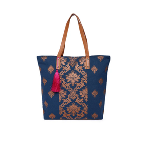 Sac fourre-tout en toile de coton de qualité supérieure, imprimé multicolore élégant pour femmes et filles, pour un usage quotidien, à prix abordable - Product Image 2