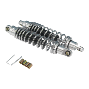 Suspension arrière de moto, corps argenté, ressort noir, 330 mm, pour Mini Trail <span class=keywords><strong>DAX</strong></span> Monkey - Product Image 2
