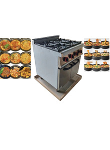 Fornello a Gas Commerciale in Acciaio Inox, per Preparare Deliziosi Vermicelli e Riso in Padella HJ-KYBL100 - Product Image 2