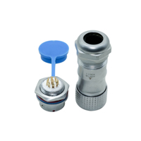 Vente directe usine – Connecteur aviation XSP18 à connexion filetée, prise circulaire mâle 2-14 broches et fiche femelle