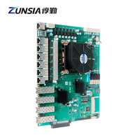 Motherboard Router Zunsia Intel Generasi ke-12/13 H670/H610 6Lan 2*DDR4 64GB Motherboard Server 1u 2*RS232 Motherboard Firewall