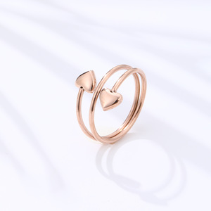 New Love Acero inoxidable MagnetRing Apertura magnética Anillo ajustable Salud Accesorios de joyería de moda - Product Image 6