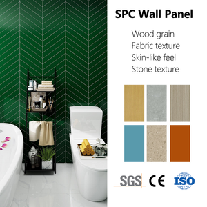 Idées de décoration murale, revêtement mural en microciment SPC, panneaux muraux intérieurs, panneaux muraux en tissu - Product Image 2