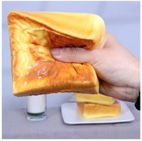 Jouet Squishy en PU à Rebond Lent, Modèle Gâteau Tigre Effet Lave Simulée, Décoration Maison et Pièce d'Exposition Vitrine