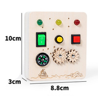COMMIKI juguetes para niños brújula educativa placa de circuito niños juguetes educativos vástago eléctrico juguetes de aprendizaje educativos