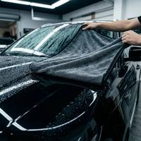 Serviette en microfibre torsadée OEM 80 % polyester 20 % polyamide, chiffon de séchage pour le detailing automobile, ultra absorbant, chiffon de nettoyage