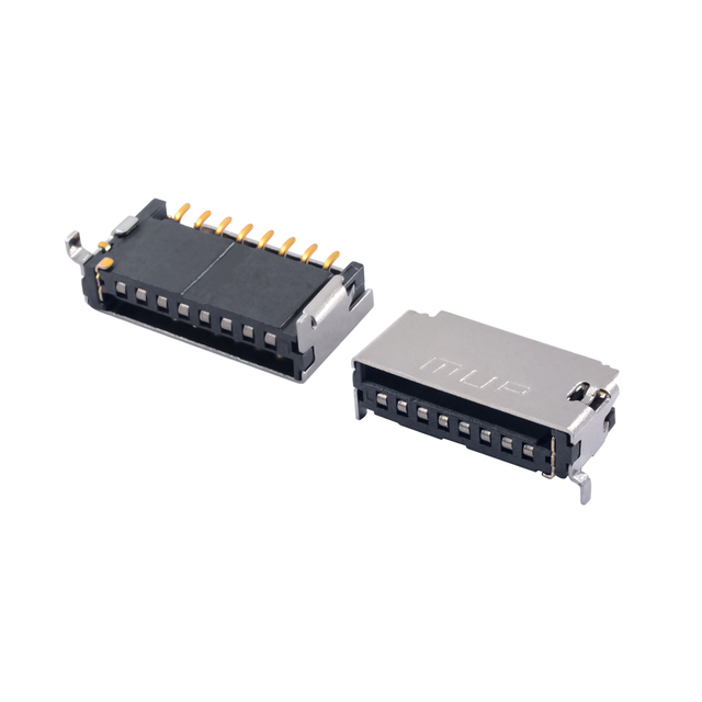 MUP DIP+SMT 8P Push Pull Micro TF SD Memory Card Slot Socket PIP Memory Card Connector for Security Camera / IP Camera