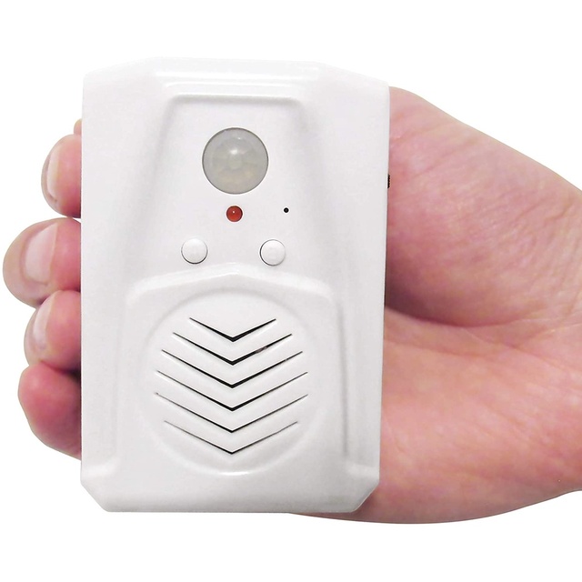 PIR Infrared Motion Sensor Activated Recordable Voice Audio Player Entrance Welcome Doorbell for Shop Store