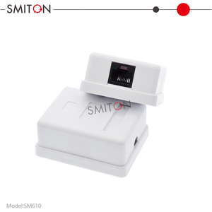 Ethernet 8P8C Junction Box <strong>UTP</strong> <strong>RJ45</strong> <strong>CAT6</strong> Coupler Jack <strong>Module</strong> Network Single Dual Port wall Surface Mount Box - Product Image 2