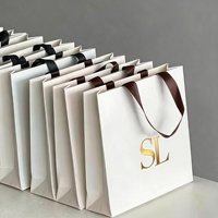 Tas Jinjing Pesanan Khusus Kelas Atas Dengan Pegangan Kertas Kartu Putih Tebal 230gsm Khusus untuk Parfum dan Hadiah Kosmetik
