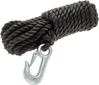 Cordon en nylon tressé torsadé 28 mm, corde en polyamide à 3 brins, corde d'emballage, corde en nylon polypropylène 24 mm pour haute mer, fabrication industrielle