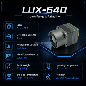 Caméra thermique 640x512 pour drones, 60Hz, 40mK NETD, infrarouge, UAV, module de détection 1km, caméra thermique pour drones, fourni par l'usine - Product Image 2