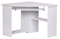 Table d'ordinateur d'angle à vendre, maison utilisé salon bureau bureau blanc enfants bureau ordinateur avec plateau