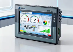 DOP-108IG Écran tactile HMI et PC industriel de 4,3/7 pouces avec résolution 480x272 et réseau Ethernet - Product Image 1