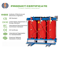 Transformateur sec SCB12 2500 kVA 10 kV/0,4 kV triphasé à résine coulée avec enroulement en cuivre