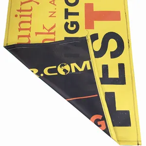 Publicité douanière Bannière en maille PVC Bannière verticale de clôture extérieure Panneau d'affichage Impression graphique Bannières en maille de vinyle