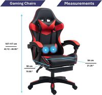 Vente en gros de PC le moins cher Fauteuil de jeu en cuir pour ordinateur Fauteuil de jeu inclinable Fauteuil de jeu bon marché Silla Gamer