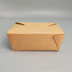 FDA chứng nhận kraft giấy Takeaway hộp có thể tái chế hộp đựng thức ăn bán buôn - Product Image 3