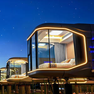 แคปซูลพื้นที่เคลื่อนที่สำหรับโรงแรมโรงแรมโรงแรมมีเทคโนโลยีโฮมสเตย์การออกแบบร่วมสมัยทำจากอลูมิเนียมอัลลอยด์ - Product Image 6