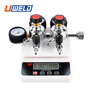 UWELD 2023 vendite calde CGA320 regolatore di birra <span class=keywords><strong>CO2</strong></span> a doppio calibro con valvola di sfiato barile di birra domestico - Product Image 3