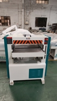 Machine à raboter et à dégauchir le bois automatique double face JDRG MB108 avec moteur de 5,5 kW, largeur de rabotage maximale de 630 mm