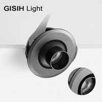 Projecteur LED pour armoire de style design industriel moderne GISIH, CRI 90, angle de faisceau 15/25/45, blanc chaud 3500K pour bijoux