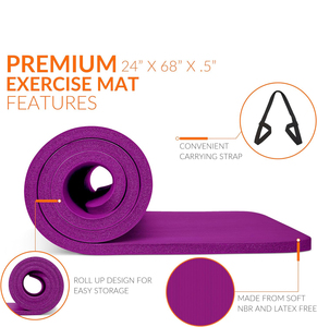 Custom Print Private Label Non Slip Yoga Mat Set Eco Friendly Yoga Mats <b>TPE</b> for Women - Product Image 3