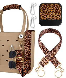Correas y Adornos para Bolsos Bogg - Correa de Hombro de Neopreno con Estampado de Leopardo para Maletas - Product Image 5
