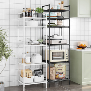 Nuovo Stile di Scaffale Metallico a 5 <span class=keywords><strong>Ripiani</strong></span> per <span class=keywords><strong>Cucina</strong></span>, Carrello Mobile per Bagno e Casa - Product Image 3