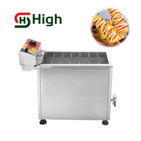 Machine commerciale de friteuse de hot-dog de fromage Mozzarella maïs friteuse profonde de chien de maïs friteuse électrique