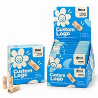 Boîte de présentation PDQ personnalisée avec logo, boîte pliable prête à l'emploi pour les étagères des magasins de détail, boîte d'emballage pour filtres à cigarettes en multi-pack de 100 pièces