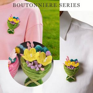 ชุดอุปกรณ์ทำความสะอาดท่อสำหรับทำดอกไม้ติดเสื้อแบบ DIY พร้อมเข็มกลัด เหมาะสำหรับงานแต่งงาน งานพรอม และวันแม่ - Product Image 4